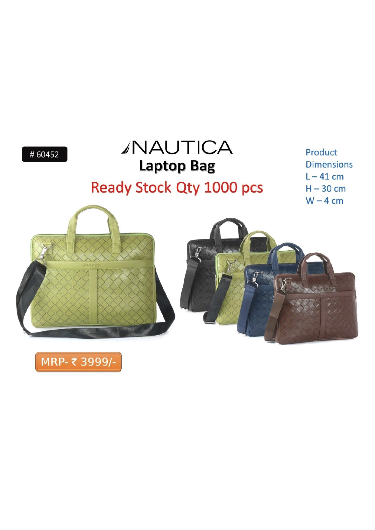 Nautica laptop bag